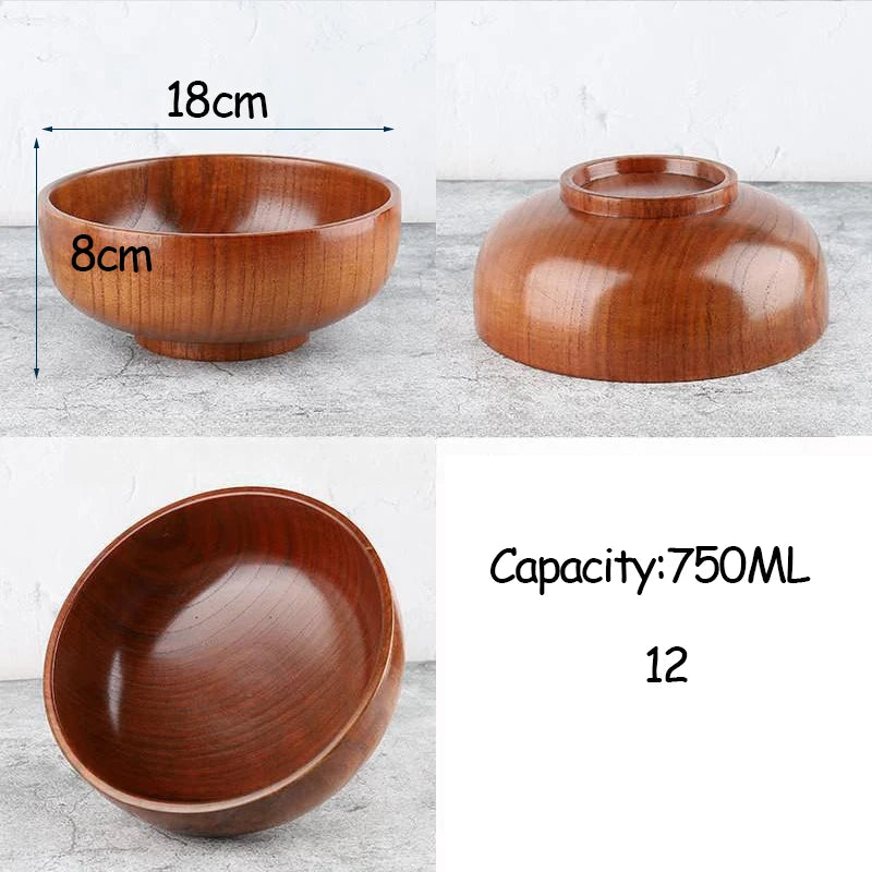 ZenWood 6" Jujube Wooden Bowl