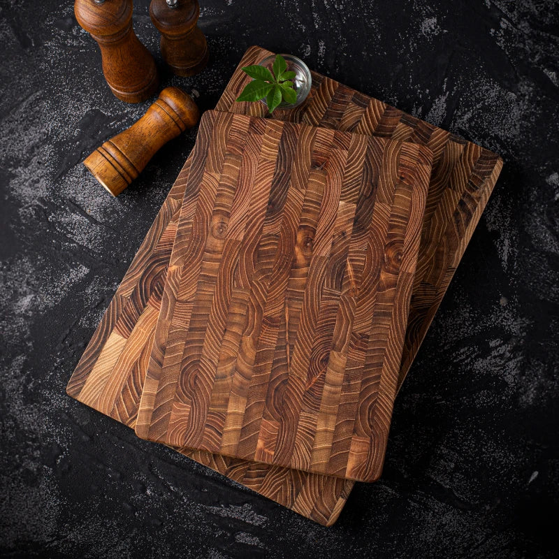 TeakCraft Compact Wooden Chopping Board