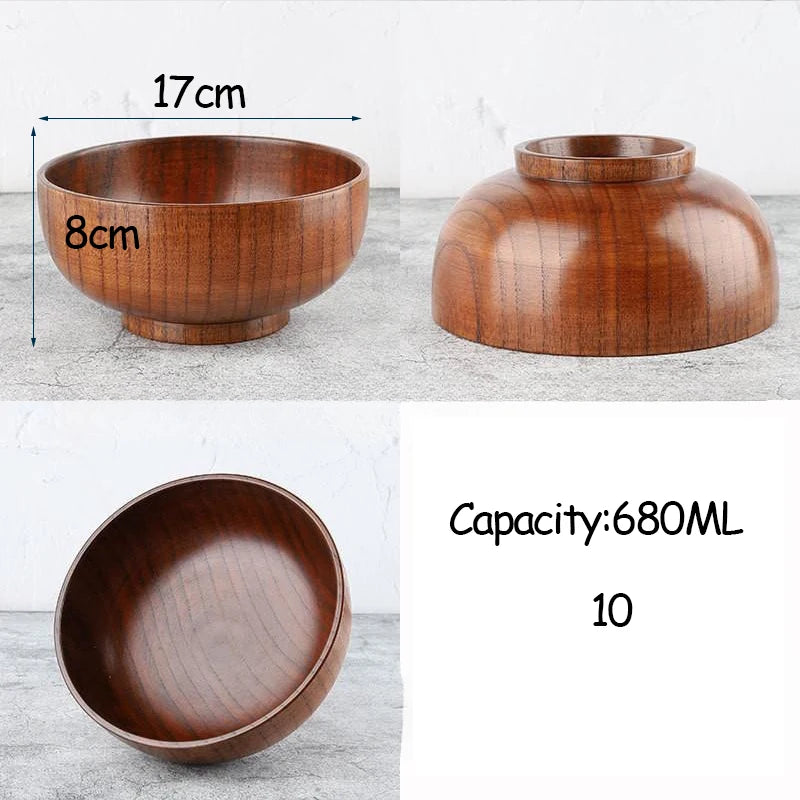 ZenWood 6" Jujube Wooden Bowl