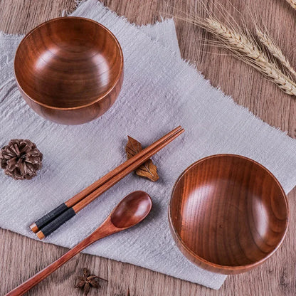 ZenWood 6" Jujube Wooden Bowl