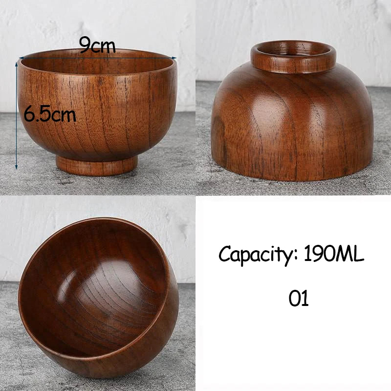 ZenWood 6" Jujube Wooden Bowl
