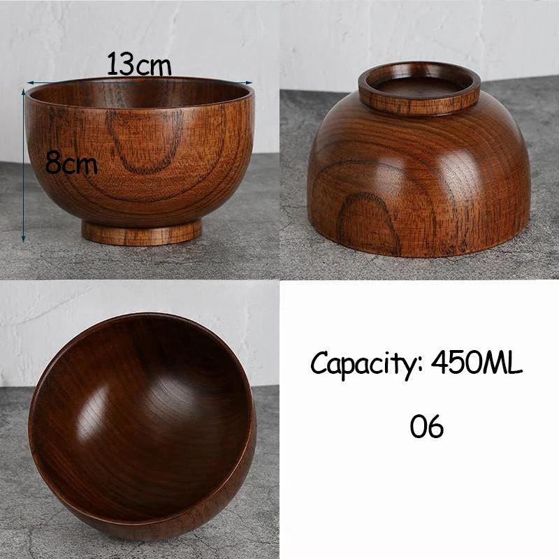 ZenWood 6" Jujube Wooden Bowl