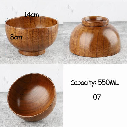 ZenWood 6" Jujube Wooden Bowl
