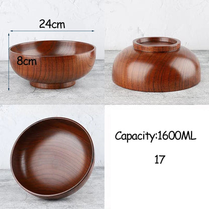 ZenWood 6" Jujube Wooden Bowl