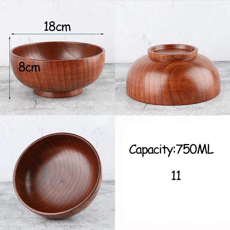 ZenWood 6" Jujube Wooden Bowl