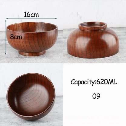 ZenWood 6" Jujube Wooden Bowl