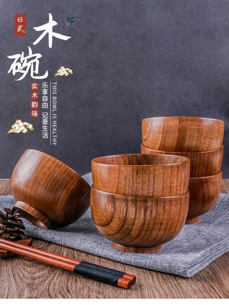 ZenWood 6" Jujube Wooden Bowl